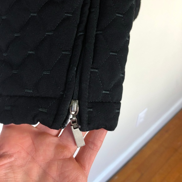 ✔️Gallery Black Quilted Coat Size M - Picture 5 of 7